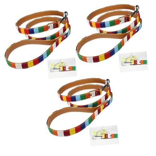 Kisangel 3St Heimtiertraining führen hundegurt hundelaufband Hundetraining führen für Haustiere keilriemen für Haustiere Regenbogenleine Leinen Kisangel 3St Heimtiertraining führen hundegurt hundelaufband Hundetraining führen für Haustiere keilriemen für Haustiere Regenbogenleine Leinen von Kisangel