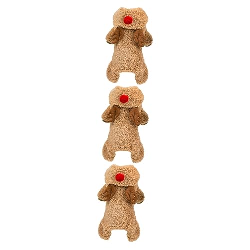 Kisangel 3St Hundekleidung joggingleine Jogginganzug brün Winterkleidung lustiges pet Festival Cosplay Kleid Winter Kleid Kleider Party-Hundetuch Hundemantel Weihnachten Haustier Vlies Kisangel 3St Hundekleidung joggingleine Jogginganzug brün Winterkleidung lustiges pet Festival Cosplay Kleid Winter Kleid Kleider Party-Hundetuch Hundemantel Weihnachten Haustier Vlies von Kisangel