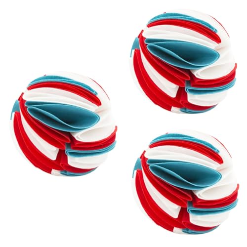 Kisangel 3 Stück Einzigartiges Hundespielzeug Aus Filzmaterial Sicheres Backenzahn-kauspielzeug Für Hunde Langsame Fütterung Haustierspielzeug Buntes Haustier-kauspielzeug Kisangel 3 Stück Einzigartiges Hundespielzeug Aus Filzmaterial Sicheres Backenzahn-kauspielzeug Für Hunde Langsame Fütterung Haustierspielzeug Buntes Haustier-kauspielzeug von Kisangel