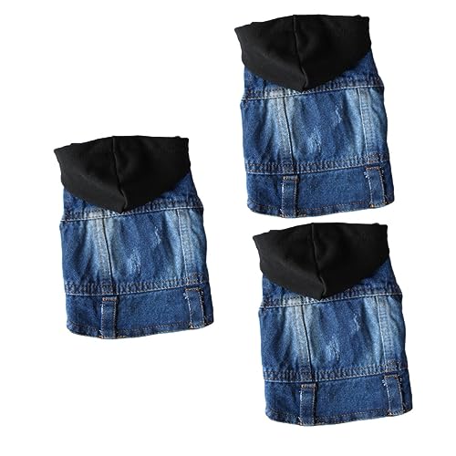 Kisangel 3St Jeansjacke Kleiner Vogelkäfig Chihuahua-Kleidung Frühlingshemden kleine Hunde-Outfits Vintage-Shirt hundemantel Dog Raincoat Kleider Haustierwesten Haustierzubehör der Hund Hut Kisangel 3St Jeansjacke Kleiner Vogelkäfig Chihuahua-Kleidung Frühlingshemden kleine Hunde-Outfits Vintage-Shirt hundemantel Dog Raincoat Kleider Haustierwesten Haustierzubehör der Hund Hut von Kisangel