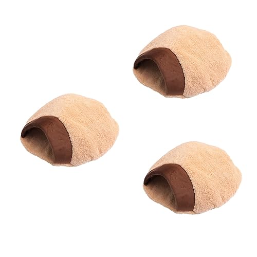 Kisangel 3-teiliges Haustiernest Katzenbett Kätzchenhöhle Gemütlicher Warmer Schlafsack Für Katzen 60 X 50 X 16 cm Aus Weichem Material von Kisangel