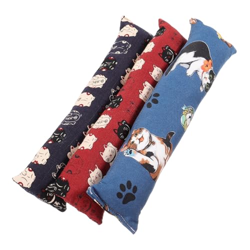 Kisangel Katzenspielzeug 3er-Pack Kissenspielzeug Interaktives Katzenspielzeug Kissenform-Design Spaß Für Ihren Katzenfreund Kisangel Katzenspielzeug 3er-Pack Kissenspielzeug Interaktives Katzenspielzeug Kissenform-Design Spaß Für Ihren Katzenfreund von Kisangel