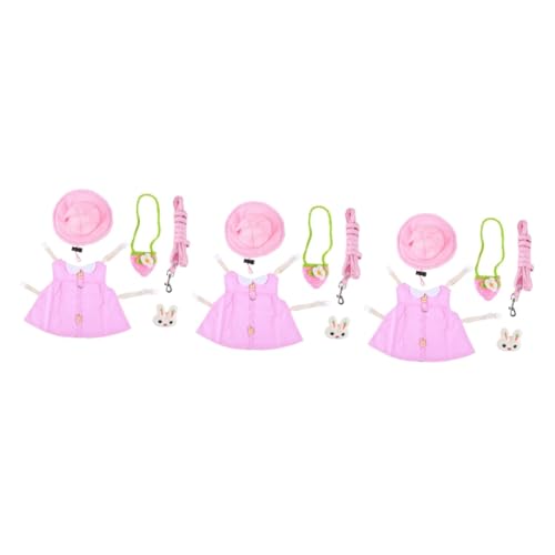 Kisangel 3St Kleidung für Haustierkaninchen Hunderucksack für kleine Hunde Kleintierleine Bunny kostü Hasen kostü Tanktops Muskelshirt Haustierkleidung Katzenwestenleine Pullover Zubehör von Kisangel