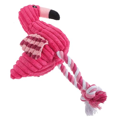 Kisangel 3St Quietschendes Spielzeug für Hunde interaktives Spielzeug Animal Toys Plush Toy Atmungsmodell Kauspielzeug Spielzeuge quietschendes hundespielzeug singen Haustierzubehör Rosa von Kisangel