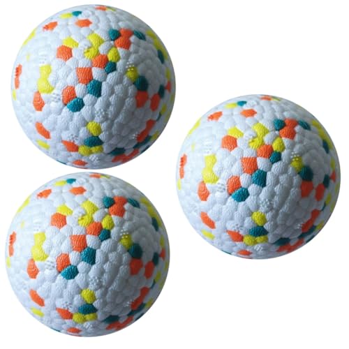 Kisangel 3St Spielzeugball für Haustiere thoughtfully Safety Welpenspielzeug Kauspielzeug für Hunde Spielzeuge Hund spielt Spielzeug Beißball für Haustiere kauen Trainingsball Hundeball von Kisangel
