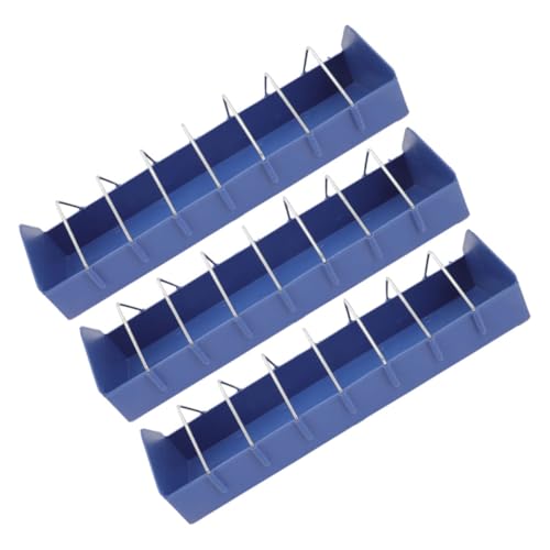 Kisangel 3stücke Teiliges Vogelkäfig-futterspender Robustem Futter Und Wasserschale Für Tauben Papageien Und Andere Haustiere Praktisch Und Installieren Mit Clip-Design von Kisangel