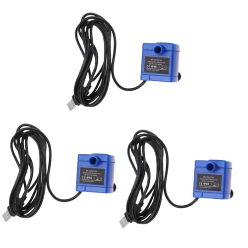Kisangel 3St Tauchwasserpumpe Pumpe für Katzenbrunnen kleine Wasserpumpe Automatische Trinkbrunnen Pumpe für Haustiere Wasserspenderpumpe für Haustiere Trinkpumpe für Haustierwasser USB Kisangel 3St Tauchwasserpumpe Pumpe für Katzenbrunnen kleine Wasserpumpe Automatische Trinkbrunnen Pumpe für Haustiere Wasserspenderpumpe für Haustiere Trinkpumpe für Haustierwasser USB von Kisangel