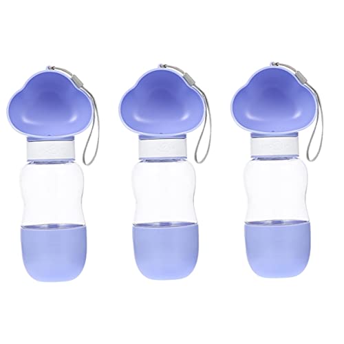 Kisangel 3-teilige Auslaufsichere Wasserflasche Für Den Außenbereich Für Welpen Praktisches Design Mit Tragbarem Spender von Kisangel