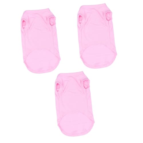 Kisangel 3St lässige Weste hundepullover hundepulli Hunde Shirt hundebekleidung Dog Sweater Sommerkleidung Hundekleidung Haustierkleidung Sommer-Welpen-Shirt Hündchen Haustierzubehör Rosa Kisangel 3St lässige Weste hundepullover hundepulli Hunde Shirt hundebekleidung Dog Sweater Sommerkleidung Hundekleidung Haustierkleidung Sommer-Welpen-Shirt Hündchen Haustierzubehör Rosa von Kisangel