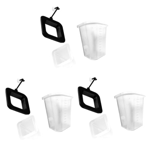 Kisangel 3stücke Aquarium Futterring Mit Saugnäpfen Floating Feeding Station Für Lebendes Futter Feeding Cup Installieren Für Aquarien Und Zuchtbecken von Kisangel