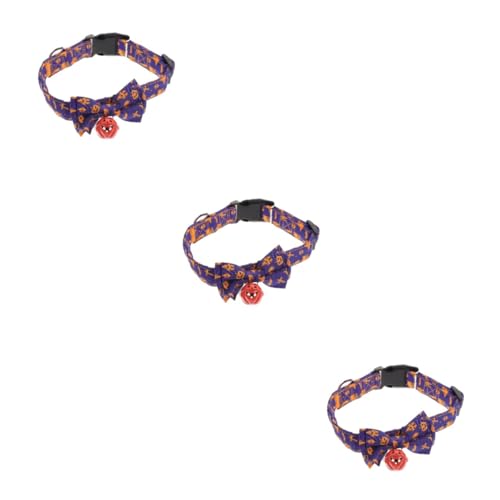Kisangel 3st Halloween-Kragen Festival-welpenhalsbänder Halloween-hundehalsband Verstellbare Hundehalsbänder Katzenhalsbänder Halloween- Katze Fliege Kragen Kätzchen Violett Polyester Kisangel 3st Halloween-Kragen Festival-welpenhalsbänder Halloween-hundehalsband Verstellbare Hundehalsbänder Katzenhalsbänder Halloween- Katze Fliege Kragen Kätzchen Violett Polyester von Kisangel