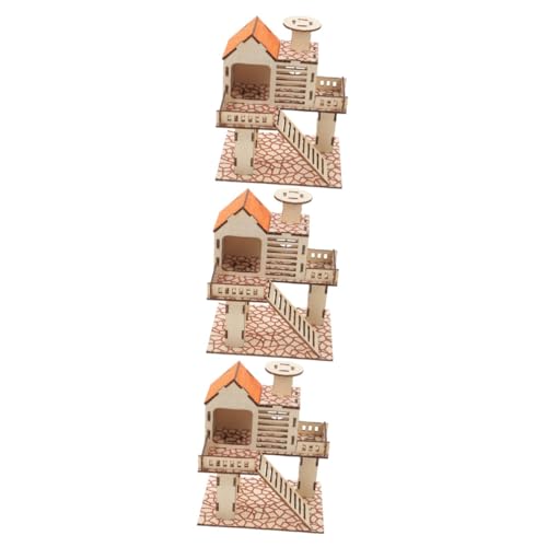 Kisangel 3stücke Hamster Nest Aus Holz Gemütliches Versteck Für Kleine Tiere Spielhaus Mit Tunnel Für Hamster Meerschweinchen Und Andere Kleintiere Fördert Bewegung Und Entspannung Kisangel 3stücke Hamster Nest Aus Holz Gemütliches Versteck Für Kleine Tiere Spielhaus Mit Tunnel Für Hamster Meerschweinchen Und Andere Kleintiere Fördert Bewegung Und Entspannung von Kisangel