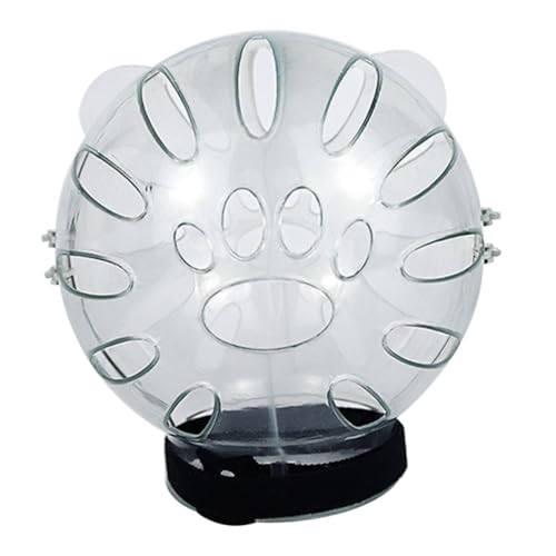 Kisangel 3-teiliger Katzenhelm Donut-Kapuze Für Katzen Schützt Vor Beißen Und Lecken Für Die Fellpflege Badepfosten Katzenblasenhelm von Kisangel