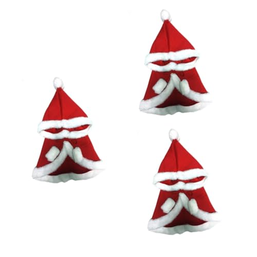 Kisangel 3st Hundekostü Für Weihnachten Kleider Winterkleidung Für Hunde Hundekleidung Hundekostüme Hundeumhang Hundekostü Mit Kapuze Weihnachtskleidung Rot Hündchen Kisangel 3st Hundekostü Für Weihnachten Kleider Winterkleidung Für Hunde Hundekleidung Hundekostüme Hundeumhang Hundekostü Mit Kapuze Weihnachtskleidung Rot Hündchen von Kisangel