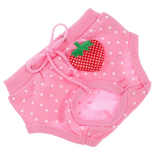 Kisangel 3st Hundephysiologische Hosen Inkontinenz Physiologische Hosen Für Hunde Haustier Hund Höschenwindeln Einteilige Hose Menstruationsunterwäsche Hundewindeln Erdbeere Hündchen Rosa Kisangel 3st Hundephysiologische Hosen Inkontinenz Physiologische Hosen Für Hunde Haustier Hund Höschenwindeln Einteilige Hose Menstruationsunterwäsche Hundewindeln Erdbeere Hündchen Rosa von Kisangel