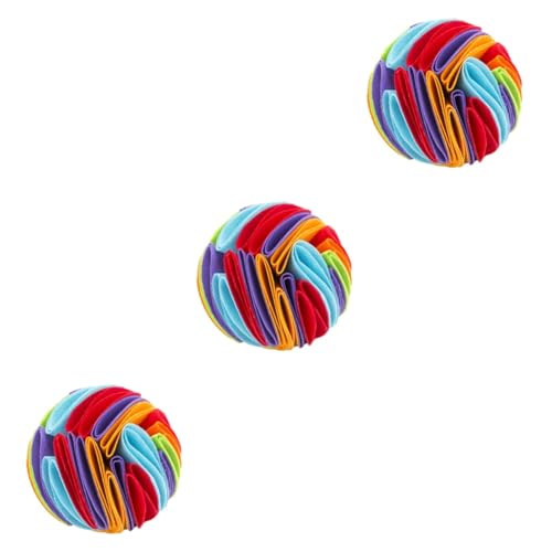Kisangel 3st Hundeschnüffelball Gehirnstimulierendes Spielzeug Für Hunde Versteckspiel Für Hunde Hundepyjama Leckfutterspielzeug Für Haustiere Welpe Filzstoff Großer Hund Versteck Spiel Kisangel 3st Hundeschnüffelball Gehirnstimulierendes Spielzeug Für Hunde Versteckspiel Für Hunde Hundepyjama Leckfutterspielzeug Für Haustiere Welpe Filzstoff Großer Hund Versteck Spiel von Kisangel