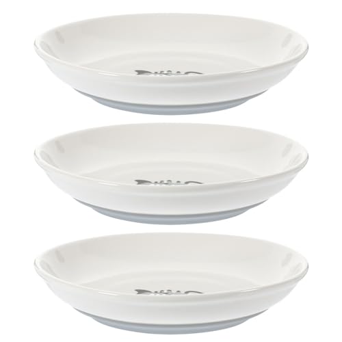 Kisangel Keramik-katzennapf-Set – Breiter Runder Katzenfutternapf Mit Flachen Rändern Und Ohne Boden – Perfekt Für Nassfutter Und Wasser Kisangel Keramik-katzennapf-Set – Breiter Runder Katzenfutternapf Mit Flachen Rändern Und Ohne Boden – Perfekt Für Nassfutter Und Wasser von Kisangel