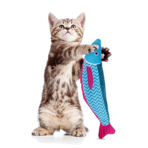 Kisangel 3stücke Katzenminze Spielzeug Plüsch Katzenangel Mit Geräuschfunktion Für Interaktives Spielen Kätzchen Spielzeug Für Stressabbau Und Beschäftigung Graue Und Blaue Fische Kisangel 3stücke Katzenminze Spielzeug Plüsch Katzenangel Mit Geräuschfunktion Für Interaktives Spielen Kätzchen Spielzeug Für Stressabbau Und Beschäftigung Graue Und Blaue Fische von Kisangel