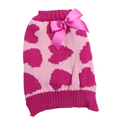 Kisangel 3st Partykleidung Für Haustiere Herz-Haustier-Pullover Herz-Hunde-Sweatshirt Hundekleider Rollkragenpullover Für Hunde Welpenpullover Kostüme Für Paare Zubehör Liebhaber Prinzessin von Kisangel