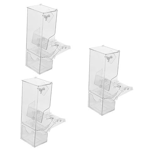 Kisangel 3st Vogelfütterer Tablett Vogelhäuschen Wasserzufuhr Futterautomat Für Haustiere Wasserspender Für Vögel Behälter Für Lebensmittel Futterhäuschen Für Kolibris Transparent Acryl Kisangel 3st Vogelfütterer Tablett Vogelhäuschen Wasserzufuhr Futterautomat Für Haustiere Wasserspender Für Vögel Behälter Für Lebensmittel Futterhäuschen Für Kolibris Transparent Acryl von Kisangel