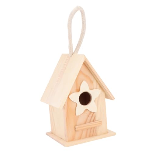 Kisangel Schreibtischaufsatz 3st Vogelnest Aus Holz Vogelhaus Aus Holz Vogelhaus-bausätze Für Kinder Zum Bauen Blau Rotkehlchen Unfertiges Vogelhaus Zum Bemalen Zubringer Schreibtisch von Kisangel