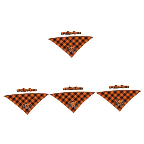 Kisangel 4 Sets Halloween Hundehalstücher Verschleißfester Hundeschal Für Welpen Waschbares Hundehalsband Modisches Halsband Halszubehör Heimtierbedarf Kisangel 4 Sets Halloween Hundehalstücher Verschleißfester Hundeschal Für Welpen Waschbares Hundehalsband Modisches Halsband Halszubehör Heimtierbedarf von Kisangel