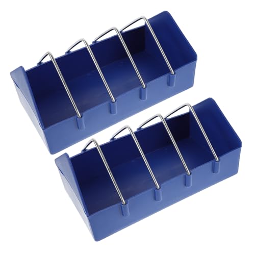 Kisangel 4 Stück Dickwandige Kunststoff-taubenfuttertröge Drahtunterteilung Großer Volumen Futterspender Langlebig Auslaufsicher für Tauben Geflügel Küken und Brieftauben Geeignet Kisangel 4 Stück Dickwandige Kunststoff-taubenfuttertröge Drahtunterteilung Großer Volumen Futterspender Langlebig Auslaufsicher für Tauben Geflügel Küken und Brieftauben Geeignet von Kisangel