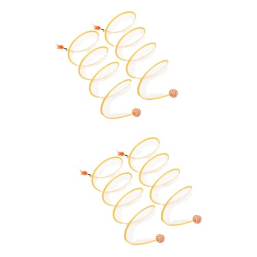 Kisangel 2sets Interaktives Katzentunnelspielzeug Lustiges Treten Katzenspielzeug Für Indoor-kätzchen Spielzeug 2 Stücke * 2 von Kisangel