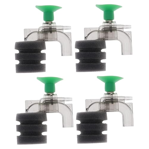 Kisangel 4 Stück Filter Luftpumpe für Aquarien Fischglas Aquarium Biochemischer Aquarienschwamm Fischschwamm wasserreiniger wasseraufbereiter schwämme Sieb Betta Fisch Wassertank Plastik Kisangel 4 Stück Filter Luftpumpe für Aquarien Fischglas Aquarium Biochemischer Aquarienschwamm Fischschwamm wasserreiniger wasseraufbereiter schwämme Sieb Betta Fisch Wassertank Plastik von Kisangel