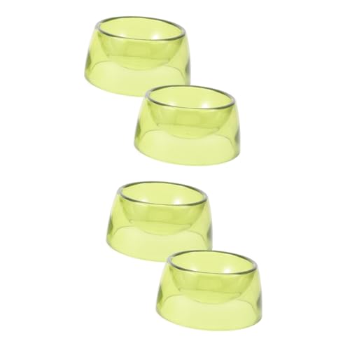 Kisangel 4stücke Hamster Futternapf Für Kleine Tiere rutschfeste Stabile Futter Und Wasserschale Matcha Für Hamster Meerschweinchen Und Chinchillas von Kisangel