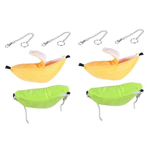 Kisangel 4 Stück Hängematte Hamster Hängebett Rattenschlafsack Bananen Hamsterbett Hamsterkäfig Zuckergleiter Bett Haustier Warmes Süße Hamsterbetten Schaukelbett Fussel Klein Kisangel 4 Stück Hängematte Hamster Hängebett Rattenschlafsack Bananen Hamsterbett Hamsterkäfig Zuckergleiter Bett Haustier Warmes Süße Hamsterbetten Schaukelbett Fussel Klein von Kisangel