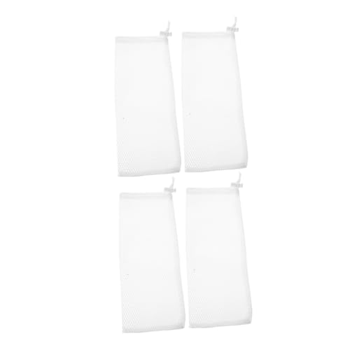 Kisangel 4 Stück Hängender Vogelfutterbeutel aus Strapazierfähigem Polyester Mesh für Wildvögel Kordelzug Säckchen für Garten Aufzuhängen für Finkenfütterung im Freien Weiß Kisangel 4 Stück Hängender Vogelfutterbeutel aus Strapazierfähigem Polyester Mesh für Wildvögel Kordelzug Säckchen für Garten Aufzuhängen für Finkenfütterung im Freien Weiß von Kisangel