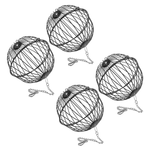 Kisangel 4stücke Heu Und Snackball Für Kaninchen Hamster Und Meerschweinchen Hängender Futterspender Für Fütterung Von Kleintieren Für Garten Und Balkon von Kisangel