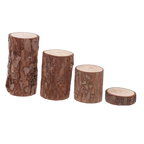 Kisangel 4 Stücke Natürliche Hamster Käfig Decor Holz Stümpfe Für Tier Spielzeug Rustikalen Garten Ornamente Kisangel 4 Stücke Natürliche Hamster Käfig Decor Holz Stümpfe Für Tier Spielzeug Rustikalen Garten Ornamente von Kisangel