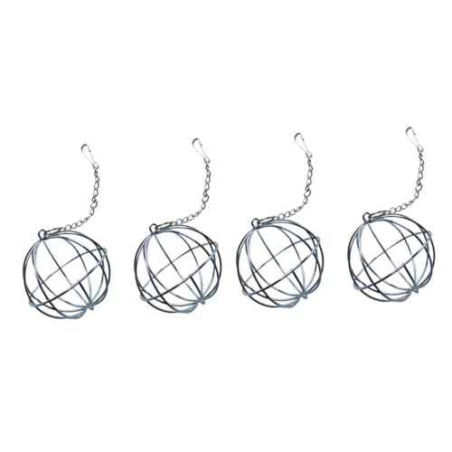 Kisangel 4 Stück Hasengras Ball Hamsterfutter hängendes Spielzeug Hamsterregal Hasen heuraufe Kaninchenheuraufe Hasenspielzeug hängender Halter Fütterungswerkzeuge Rostfreier Stahl Kisangel 4 Stück Hasengras Ball Hamsterfutter hängendes Spielzeug Hamsterregal Hasen heuraufe Kaninchenheuraufe Hasenspielzeug hängender Halter Fütterungswerkzeuge Rostfreier Stahl von Kisangel