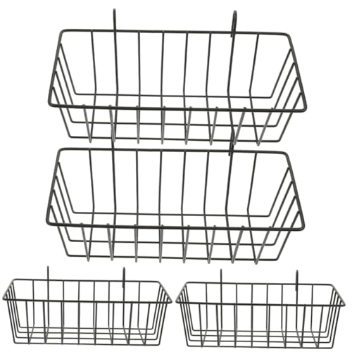 Kisangel Kaninchenfutter Getreidefrei 4 Stück Hasenheuraufe Hasengrasspender Kaninchengraskrippenhalter Heukrippenständer Hasenheuspender Hamsterzubehör Praktischer Kaninchenfutterspender Schwarzes von Kisangel