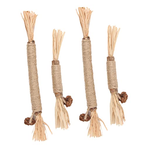 Kisangel Interaktives Katzenspielzeug 4er-Pack Kaustangen Aus Holz für Kätzchen Kisangel Interaktives Katzenspielzeug 4er-Pack Kaustangen Aus Holz für Kätzchen von Kisangel