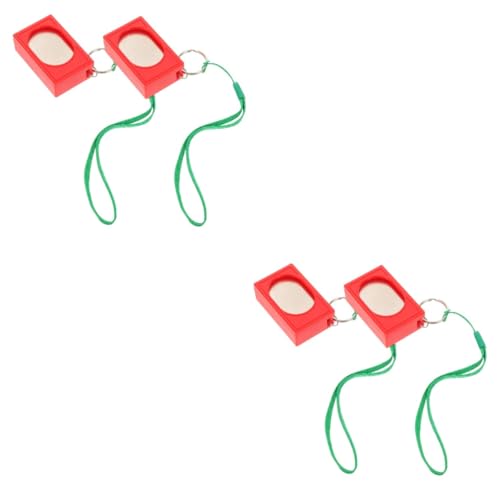 Kisangel 4 Stück Haustier-Clicker Tiertrainingsklicker Interaktive Hundeklicker Cat Press Clicker Hunde trainingsspielzeug Hunde zubehör Hunde-Dinner-Clicker Hundetrainingszubehör rot Kisangel 4 Stück Haustier-Clicker Tiertrainingsklicker Interaktive Hundeklicker Cat Press Clicker Hunde trainingsspielzeug Hunde zubehör Hunde-Dinner-Clicker Hundetrainingszubehör rot von Kisangel