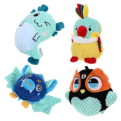 Kisangel 4pcs Hundespielzeug Weiches Quietschendes Spaßspielzeug Haustier Lärm Spielzeug Haustier Kauspielzeug Hund Zahnen Puppen Haustier Molaren Spielzeug Kisangel 4pcs Hundespielzeug Weiches Quietschendes Spaßspielzeug Haustier Lärm Spielzeug Haustier Kauspielzeug Hund Zahnen Puppen Haustier Molaren Spielzeug von Kisangel