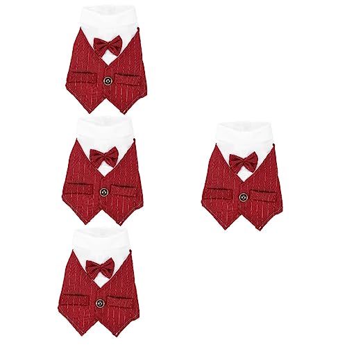Kisangel 4 Stück Haustieranzug Welpen-Outfits Hund Hochzeitsdeko Bedruckter Hundeanzug Hundekostüme Abendkleider Für Frauen Formell Katzen-Shirt Junge Weste Anzug Polyester Männlicher Hund Kisangel 4 Stück Haustieranzug Welpen-Outfits Hund Hochzeitsdeko Bedruckter Hundeanzug Hundekostüme Abendkleider Für Frauen Formell Katzen-Shirt Junge Weste Anzug Polyester Männlicher Hund von Kisangel