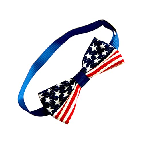 Kisangel 4 Stück Haustierbedarf Binden Hundehalsbänder Haustier Hundehalsband Kragen Amerikanische Flagge Hundehalsband Aus Filz von Kisangel