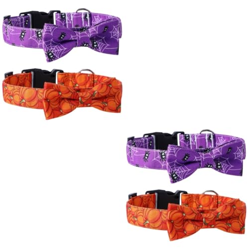 Kisangel 4 Stück Haustierhalsband Hundehalloween-Krawatte Hundehalsband für große Hunde Halsschmuck für Haustiere Hundebandana der Hund Spinne Lieferungen schmücken Kürbis Kisangel 4 Stück Haustierhalsband Hundehalloween-Krawatte Hundehalsband für große Hunde Halsschmuck für Haustiere Hundebandana der Hund Spinne Lieferungen schmücken Kürbis von Kisangel
