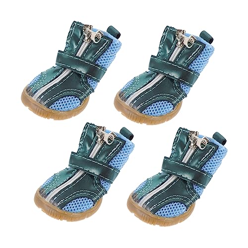 Kisangel Hundeschuhe 4-teilig Hundestiefel Mit Weichem Eva-sohlenfutter Für Mittelgroße Und Große Hunde Kisangel Hundeschuhe 4-teilig Hundestiefel Mit Weichem Eva-sohlenfutter Für Mittelgroße Und Große Hunde von Kisangel