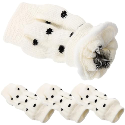 Kisangel 4 Stück Haustiersocken Ellenbogenschutz Hundebein Socken Beinschützer Für Hunde Dichte Beinabdeckung Beinmanschette Für Hund Warme Beindecken Hundekleidung Weiß Baumwolle Der Hund Kisangel 4 Stück Haustiersocken Ellenbogenschutz Hundebein Socken Beinschützer Für Hunde Dichte Beinabdeckung Beinmanschette Für Hund Warme Beindecken Hundekleidung Weiß Baumwolle Der Hund von Kisangel
