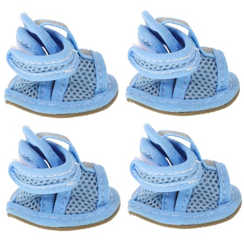 Kisangel 4 Stück Hundeschuhe Sandalen für Katze Sandalen für Hunde gießen Hundezehengriffe Stiefel für kleine Hunde Turnschuhe Schuhe für Hunde Dog Shoes Haustierschuhe Haustierbedarf Blue Kisangel 4 Stück Hundeschuhe Sandalen für Katze Sandalen für Hunde gießen Hundezehengriffe Stiefel für kleine Hunde Turnschuhe Schuhe für Hunde Dog Shoes Haustierschuhe Haustierbedarf Blue von Kisangel