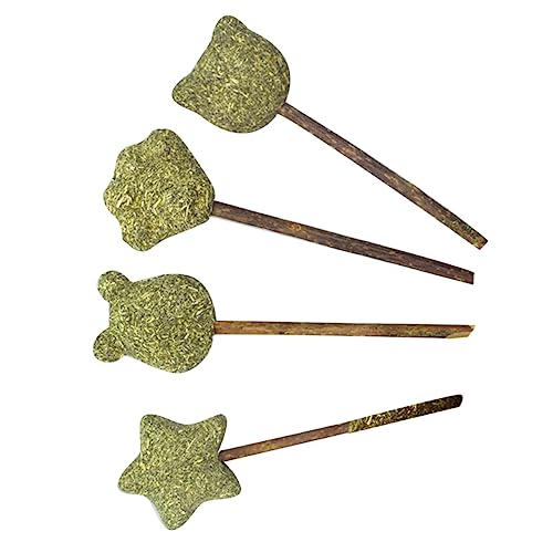 Kisangel Stick 4pcs Katze Lollipop Snack Katze Leckereien Fördern Verdauung Katze Süßigkeiten Für Kätzchen Katze von Kisangel