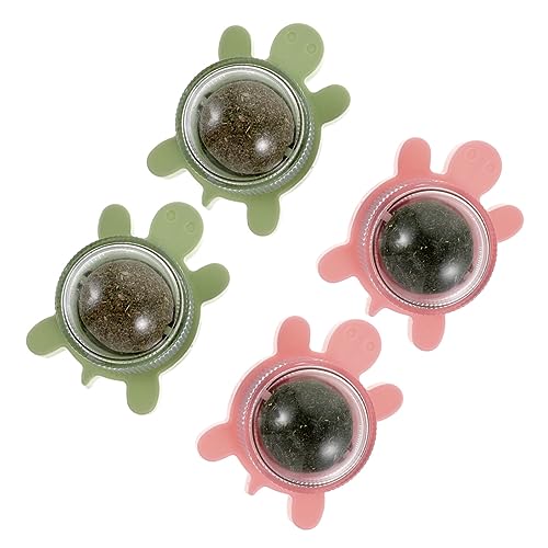 Kisangel Interaktive Bälle 4er-Pack Essbares Spielzeug für Katzen Rotierende Snackbälle Spaß Beim Zähneputzen Kisangel Interaktive Bälle 4er-Pack Essbares Spielzeug für Katzen Rotierende Snackbälle Spaß Beim Zähneputzen von Kisangel