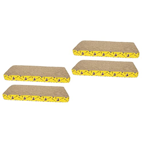 Kisangel 4 Stück Kratzbaum Für Katzen Spielzeug Drinnen Wellpapier Kotflügel Kisangel 4 Stück Kratzbaum Für Katzen Spielzeug Drinnen Wellpapier Kotflügel von Kisangel