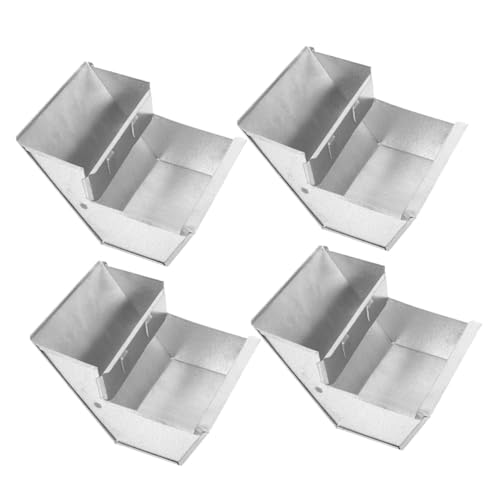Kisangel 4 Stück Metall Futterbox für Kaninchen Robuste Futterspender Knabberung Einfach zu Reinigen und Nachzufüllen für Innen und Außenhaltung von Kleintieren Kisangel 4 Stück Metall Futterbox für Kaninchen Robuste Futterspender Knabberung Einfach zu Reinigen und Nachzufüllen für Innen und Außenhaltung von Kleintieren von Kisangel