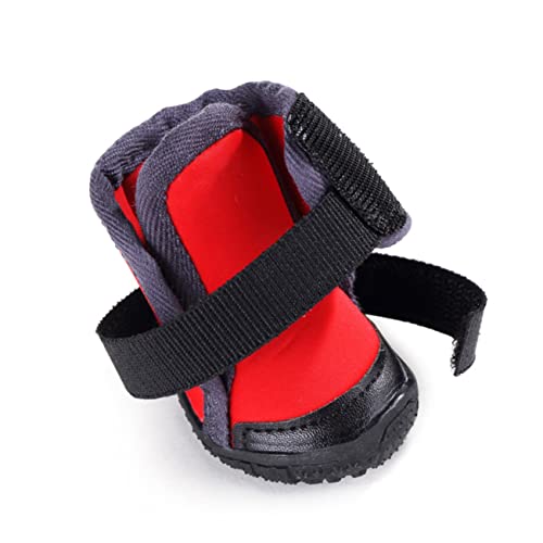 Kisangel 4 Stück Warme Hundeschuhe Zum Klettern Im Freien – Haustierschuhe für Welpen Kisangel 4 Stück Warme Hundeschuhe Zum Klettern Im Freien – Haustierschuhe für Welpen von Kisangel